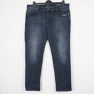 CAMEL ACTIVE Men Jeans Size W40 L32 Regular Fit Tapered Blue Zip Fly K12355 • £34.95