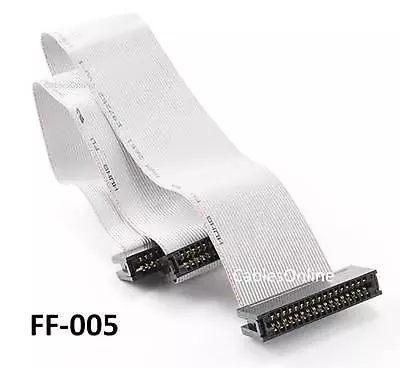 24 Inch 34-Pin Card Edge IDC 5.25  Floppy 2-Drive Cable CablesOnline FF-005 • $15.25