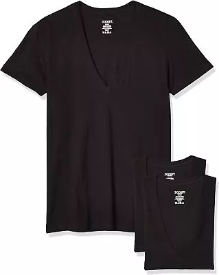 2(X)IST Mens Essential Cotton Slim Fit Deep V Neck T-Shirt 3-Pack • $94.02