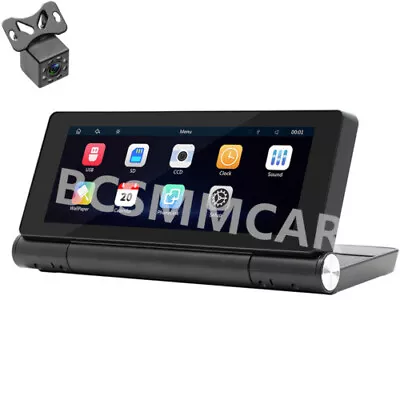 Car MP5 Player Stereo Radio Touch Screen 6.86in Wireless Carplay W/8LED Camera • £77.87