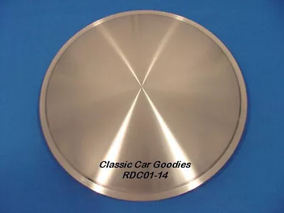 14  Stainless Steel Salt Flats Spun Disc Moon Style Hub Cap (Single) • $23.99