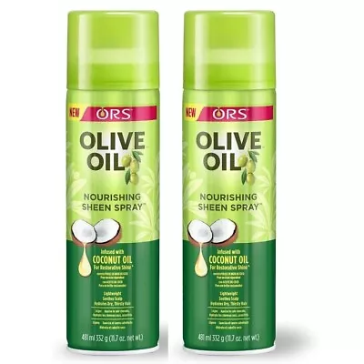 ORS Olive Oil Nourishing Sheen Spray 481 Ml (2 Pack ) • £7.39