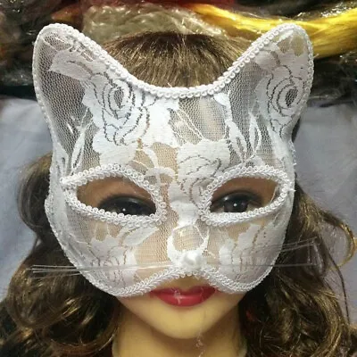 £3.71 • Buy Animal Shape Black Lace Masquerade Mask Lady Fancy Dress Party Performance Masks