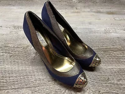 Jennifer Lopez Purple And Gold 5 Inch Heels Women’s Size 8 • $16.95