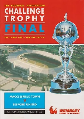 FA Trophy Final Programme 1988-89 • £1.49