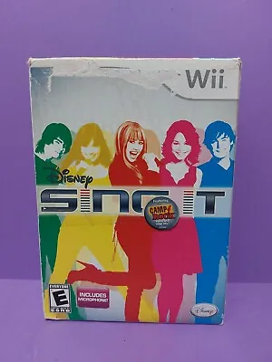 Wii Disney Sing It Nintendo Karaoke Game & Microphone - Sealed Game + Microphone • $28.20