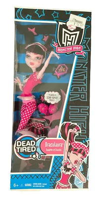 Monster High Dead Tired Draculaura Daughter Of Dracula Doll New 2010 • $200