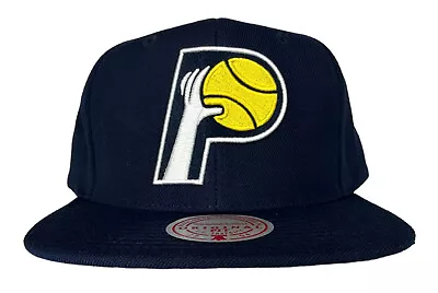 Mitchell & Ness NBA Indiana Pacers HWC Team Ground 2.0 Snapback Hat Cap New • $23.99
