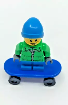 £4.99 • Buy Lego Minifigure▪︎young Boy ▪︎skateboard ▪︎helmet▪︎