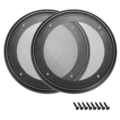 2pcs 6.5  Mount Speaker Grill Mesh Decorative Circle Woofer Guard Protector • $17.97