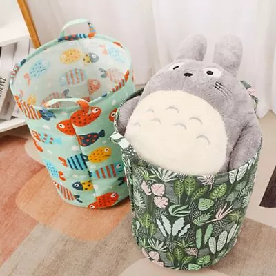 Multipurpose Straight Storage Bag Cotton Laundry Hamper  Bedroom Bathroom • £14.21