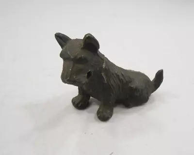 Vintage Scottish Terrier Dog Cast Metal Japanese Art Deco Small • $14.24