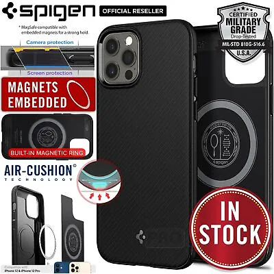 For Apple IPhone 12 / 12 Pro Case SPIGEN Mag Armor MagSafe Compatible Cover • $49.99