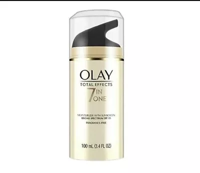 NEW Olay Total Effects 7-in-1 Moisturizer W/Sunscreen SPF 15  3.4 Oz Exp 12/2024 • $29.90