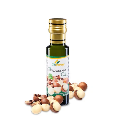 £14.10 • Buy Biopurus Certified Organic Cold Pressed Macadamia Nut Oil 100ml AT
