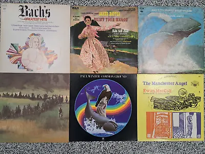 Vinyl Record Lot 1960s-70s Folk And Classical Music • $3.99