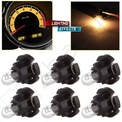 6X Warm White T4/T4.2 Neo Wedge Bulbs HVAC Heater Climate Control Light Lamps • $6.98