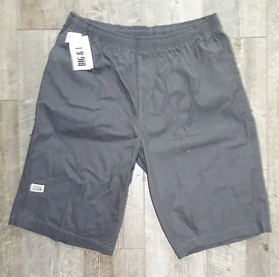 New Pro Club Big & Tall Cotton Shorts W/ One Side Pocket - Gray - LXL2X • $7.99