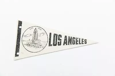 Vintage Los Angeles California City Hall Souvenir Felt Mini Pennant 7.5  • $6.49