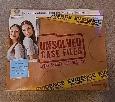 Unsolved Case Files: Avery Gardner Case Murder Mystery Game • $6.99
