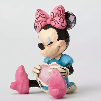 Disney Traditions Minnie Mouse By Jim Shore 4054285 Mini Size Figurine 7cm H • $38.45