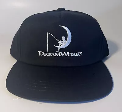 Vintage Black Dreamworks Studios Logo Hat Animation Anime Promo Movie • $22