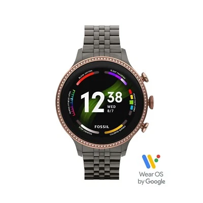 $264.50 • Buy Fossil GEN 6 Gunmetal Smartwatch FTW6078