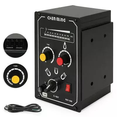 LED Display Milling Grinding Electro Magnetic Chuck Controller Planer 5A • $198