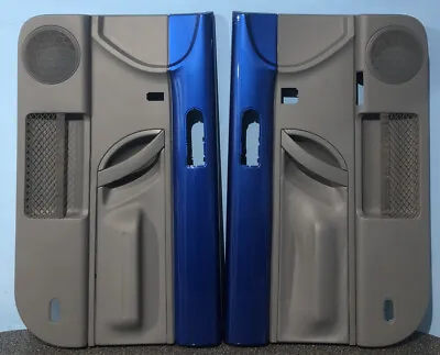 1998-2010 VW Beetle Door Panel Panels Set Driver Passenger Blue/Gray • $549.99