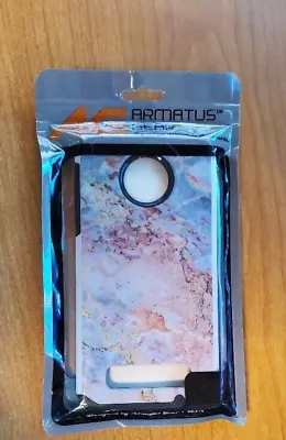 For Motorola Moto Z PLAY Pink Marble Armatus Gear Droid Case • $12.99