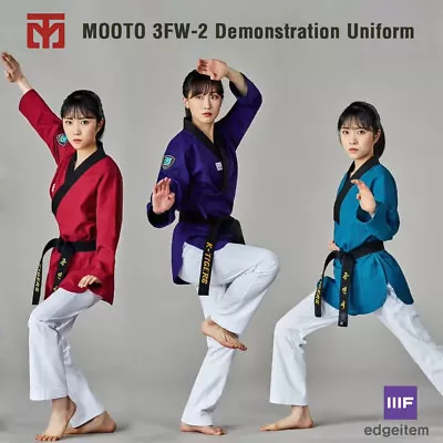 MOOTO 3FW-2 Female Demonstration Uniform Red Blue 3F 2 Performance Color Dobok • $113.90