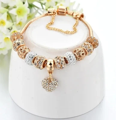 $129 • Buy Pandora Compertible Bracelet And Charms 