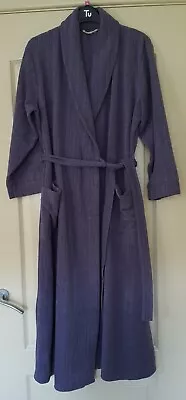 Ladies M&S Fleece Midi Kimono Style Dressing Gown Size 8-10 • £6.99