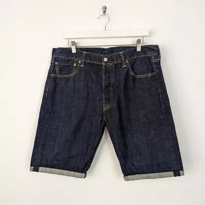 Levi's 501 Dark Wash Rework Denim Shorts (W36) • £18