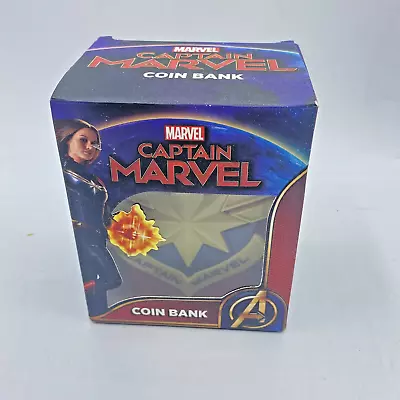 Marvel's Captain Marvel Coin Bank Advengers Logo Culture Fly • $9.56