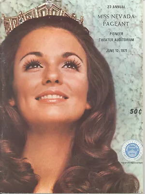 Miss Nevada Pageant 1971 Program Signed By All Contestants - Very Good Condition • $39