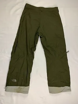 $30 • Buy The North Face Hyvent Pants Men Medium Olive Cargo Snow Ski Waterproof.