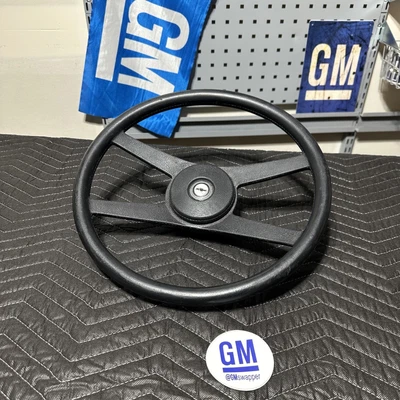 $275 • Buy 1970's Camaro Nova Chevelle Nice OEM Black GM 4-spoke NK4 Sport Steering Wheel