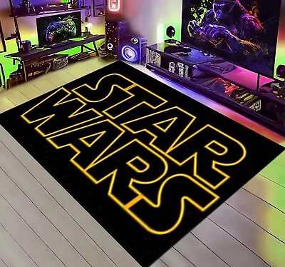 Starwars Rug Game Room Rug Star Wars Patterned Rug Starwars Rug Kids Rug • $15.20