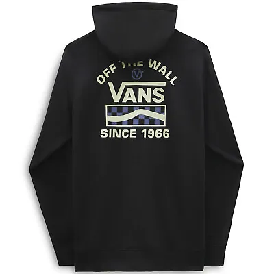 Vans Mens Major Sidestripe Pullover Hoody Sweatshirt Hoodie - Black • £59.95