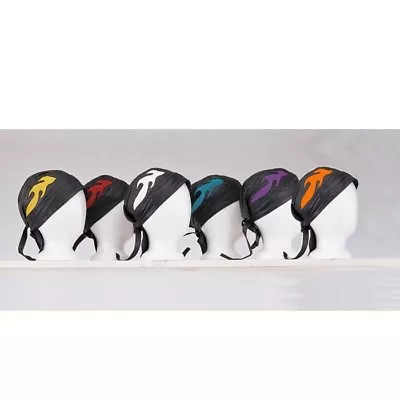 Genuine Leather Flames Headwrap Doo Rag Multiple Colors Available • $12.95