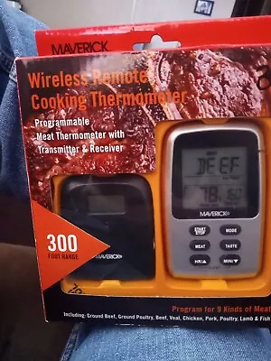 Maverick Wireless Meat Barbecue Grill Digital Thermometer 300 Ft Range  • $24.99