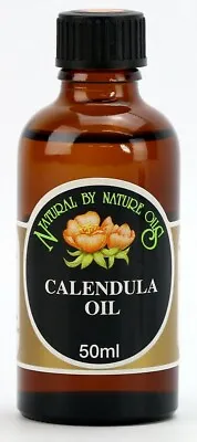 Calendula - Cold Pressed Carrier Oil - Base Oil 50ml - Natural By Nature Oils • £9.90