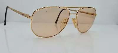 Vintage Carrera 5391 Gold Pilot Metal Sunglasses Austria FRAMES ONLY • $72.86