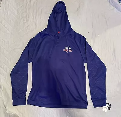 NEW Men's True Fan Texas Rangers Hooded Sweatshirt Hoodie 2 Button Large • $14.99