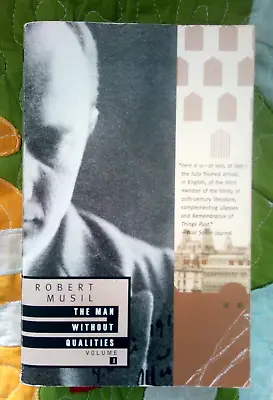 The Man Without Qualities Volume 1 By  Robert Musil (VERY GOOD) FREE POSTAGE • $24.14