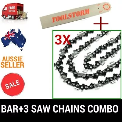 14  Chainsaw Bar & 3 Chains Combo For OZITO Electric Chainsaw ECS-355 • $79.99