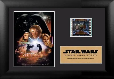 Star Wars Revenge Of The Sith 35mm Film Cell Display BRAND NEW FREE SHIP! • $19.99