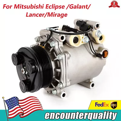 A/C Air Conditioner Compressor For Mitsubishi Lancer/ Eclipse 2002 2003-2007 USA • $94.05