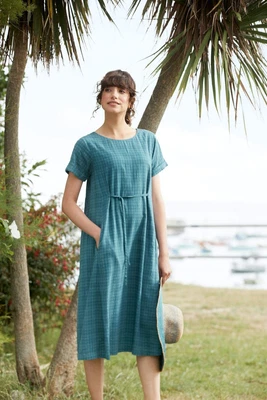 £24 • Buy Seasalt Women's Dress - Teal Sunny Terrace Dress - Regular - Peacock
